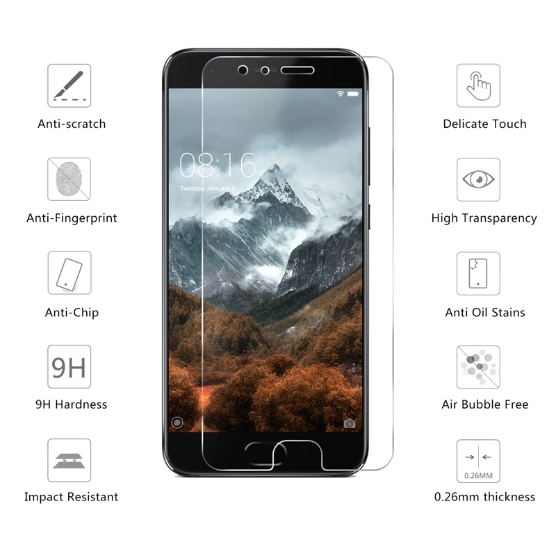 2.5D 0,26 мм 9H Pre mi um закаленное стекло для Xiaomi mi Note 3 Note3 5,5 дюймов защита экрана закаленное защитное стекло