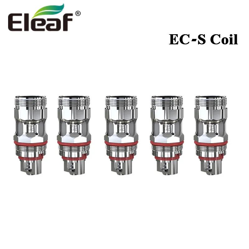5 шт./упак. оригинальная Eleaf EC-S 0.6ohm Head EC S SS316L сетчатая катушка Поддерживает защиту