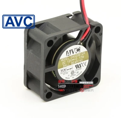 AVC Новый D4020B12H 4020 4 см 40 мм 12 В 0.17A 2-проводной охлаждающий вентилятор 40*40*20 |