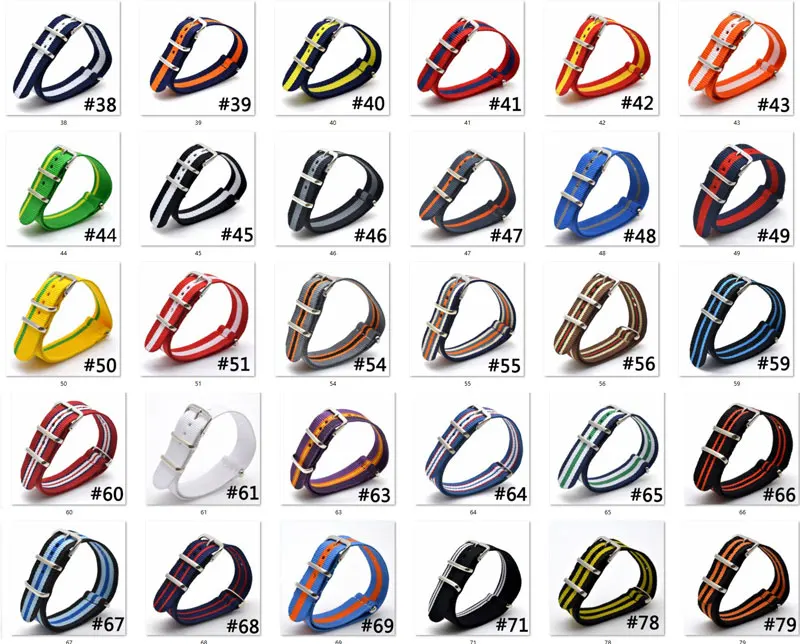 20 mm Cambo Color Red/Yellow/Blue Nato Woven Fiber watchband 20mm Nylon Watch Bracelet Strap Wristwatch Band Buckle Cheap fabric 20 mm Cambo Color Red/Yellow/Blue Nato Woven Fiber watchband 20mm Nylon Watch Bracelet Strap Wristwatch Band Buckle Cheap fabric