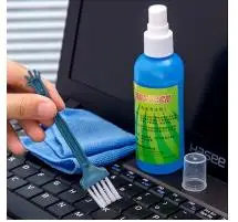 Mobile phone cleaner desktop computer set cleaning agent