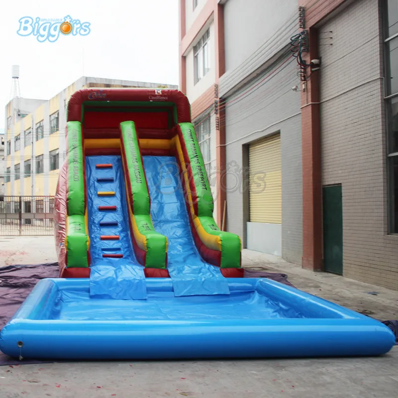 

Giant Inflatable water park slides water slides inflatable water pool with blowers