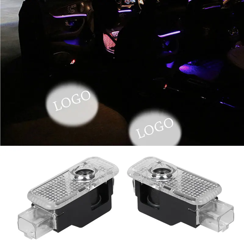 

2X LED Car Door Welcome Light Laser Projector Logo For AUDI A1 A3 A4 B5 B6 B7 A5 C5 A6 C6 C7 A7 A8 Q3 Q5 Q7 TT 80 90 8V V8 8P 8L