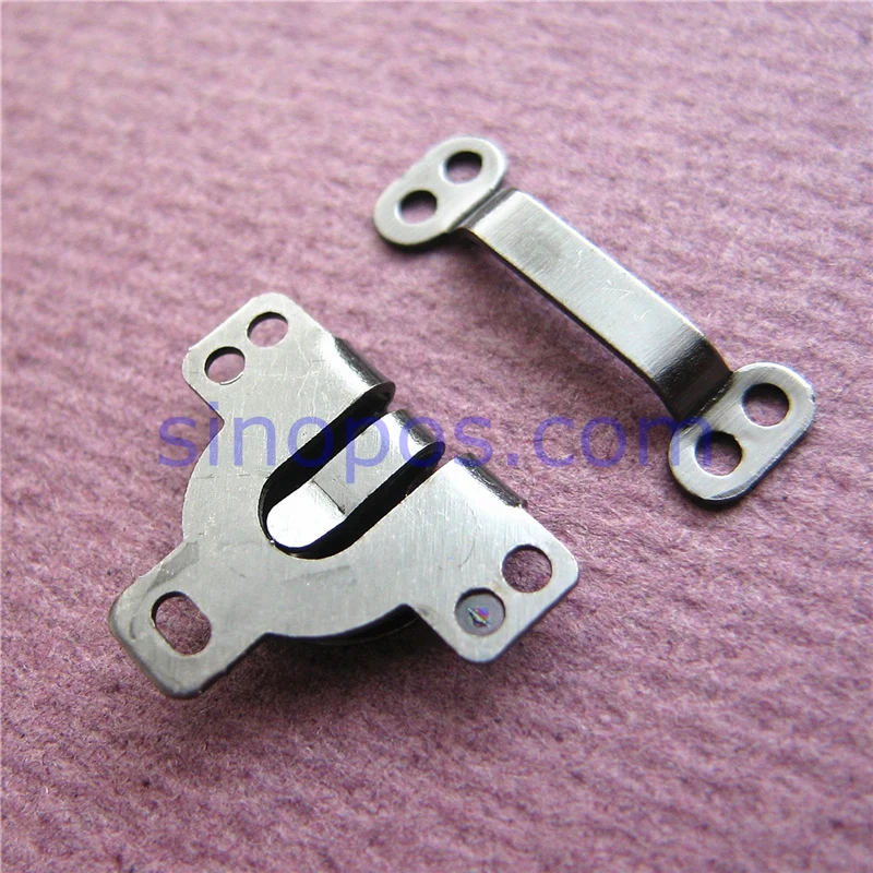 Sew on Skirt Hook & Bar Brass or Steel, DIY quilting metal clip