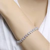 Gran oferta, brazalete de cristal de tenis romano, brazalete de cuentas de circón, brazalete de cadena, pulseras de moda para mujer, pulseras de Bisutería ► Foto 3/6