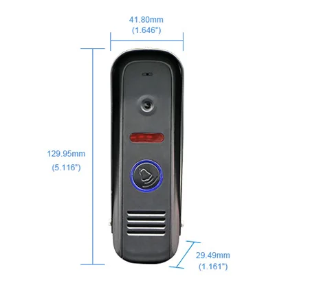 Проводной WiFi смарт-видео домофон дверной звонок домашняя система безопасности дверной динамик панель вызова + 7 дюймов монитор + 1200TVL камера