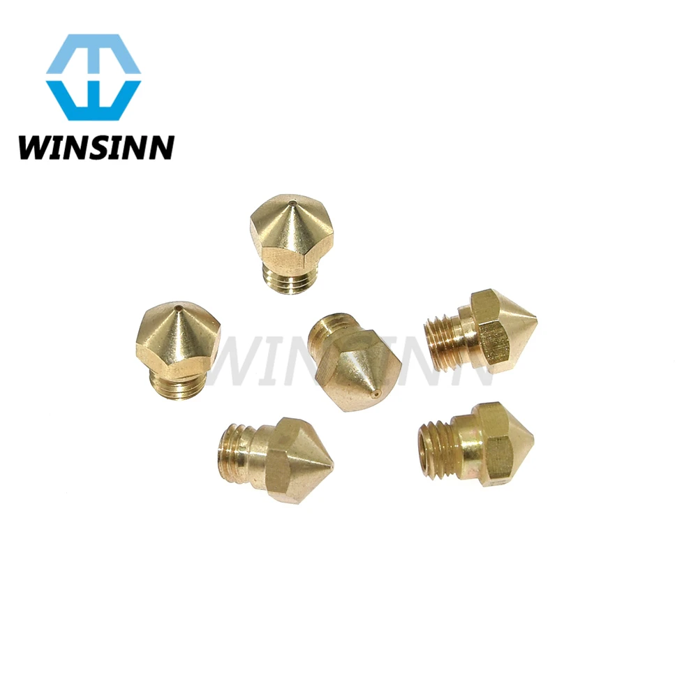 MK10 فوهة M7 موضوع 0.2-0.8 مللي متر النحاس ل Wanhao Makerbot 2 الخالق برو D4 I3 3D طابعة