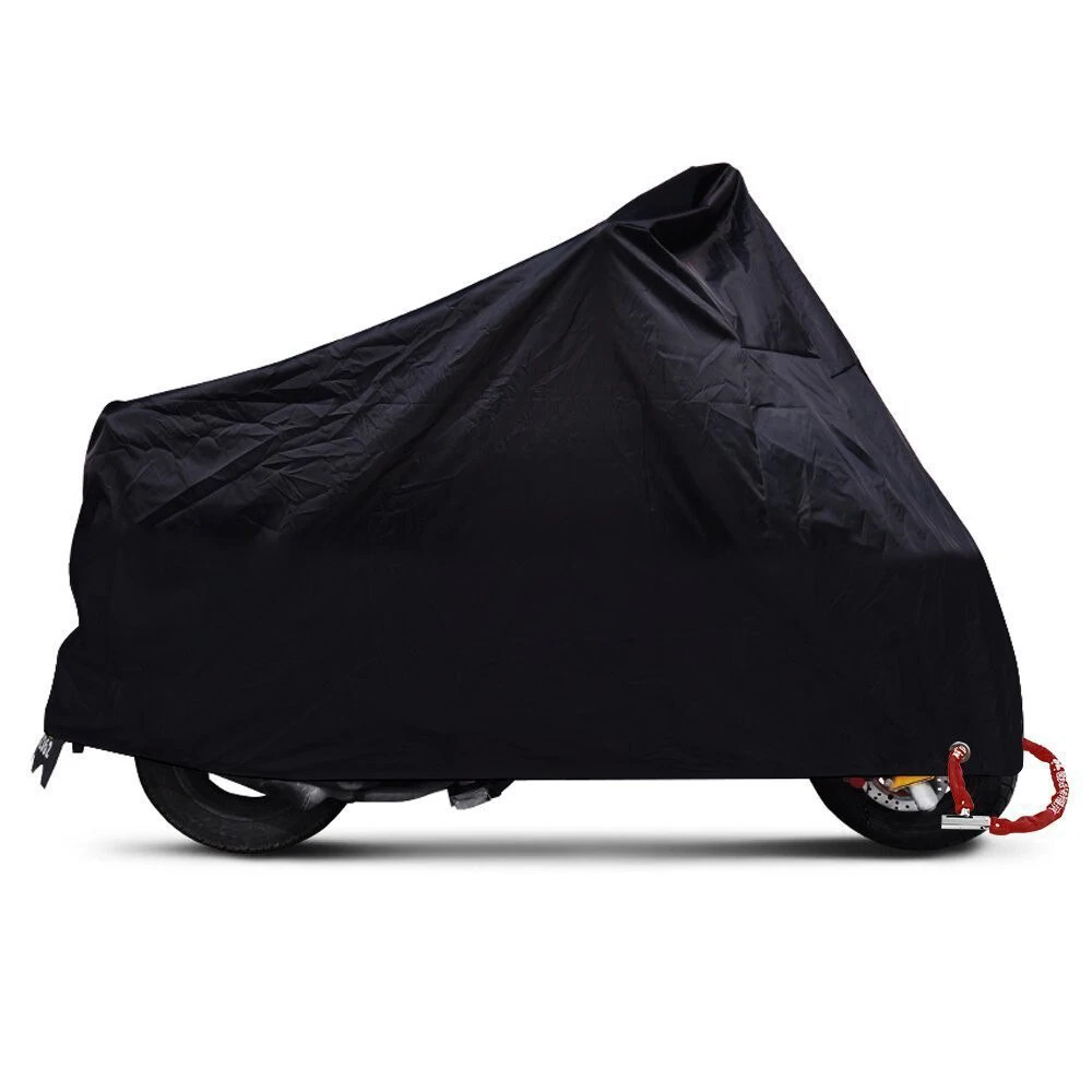 Vehemo UV 50+ черный мотоциклетный чехол Защита от вора Блокировка отверстие водонепроницаемые чехлы Защита от пыли и ветра на открытом воздухе