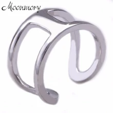 Nueva Llegada de la Letra H Anillo de Dedo 100% Real 925 Anillos de plata en Forma De Mujer Hombre de Compromiso de La Boda de Moda Francia joyería