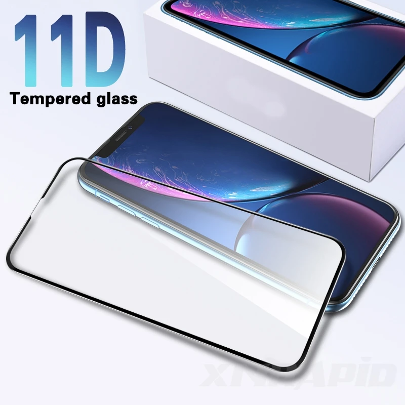 

11D high quality Screen Protector Scratchproof for iPhone XR XS MAX Protective Glass Film for iPhone 6 8 6s 7 Plus Film Glass