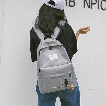 

2019 Women's Backpack School Book Bags Satchel Shoulder Rucksack Canvas Travel Bag Women's backpack With Adjustable Strap