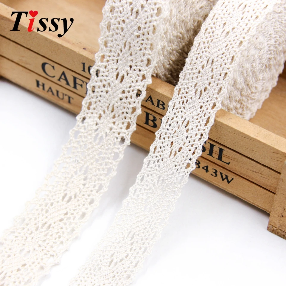 

5 yard/lot White Cotton Material Lace Fabric Lace Ribbon For Home DIY Sewing Decoration Wedding Clothes Handmade Decor Supplies