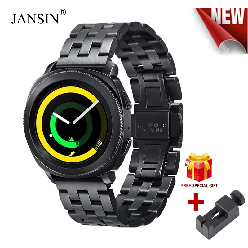 Prix 20mm Universel En Acier Inoxydable sangle Pour Samsung Galaxy Montre 42mm Vitesse Sport Vitesse s2 montre bande bracelet