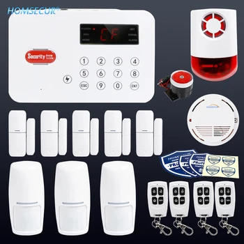 

HOMSECUR Wireless Telephone Line Autodial Home Security Alarm System With Door Inspection