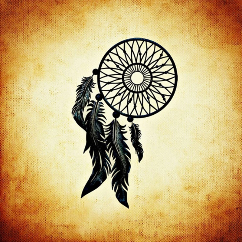 

5D DIY Full Drill Round Diamond Painting Dream Catcher Pattern Mosaic Cross Stitch Diamond Embroidery Stickers Decorations