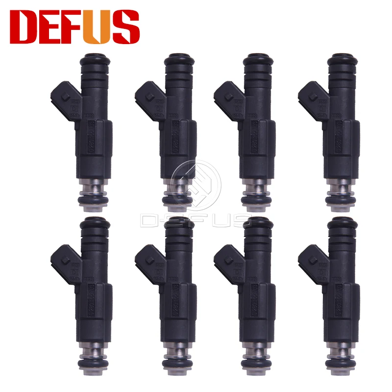 

Форсунка топливного инжектора DEFUS 8X 0280155703 Bico для Jeep/Wrangler Cherokee 4,0 л L6 Инжекция 0 280 155 703 новый газ с высоким сопротивлением