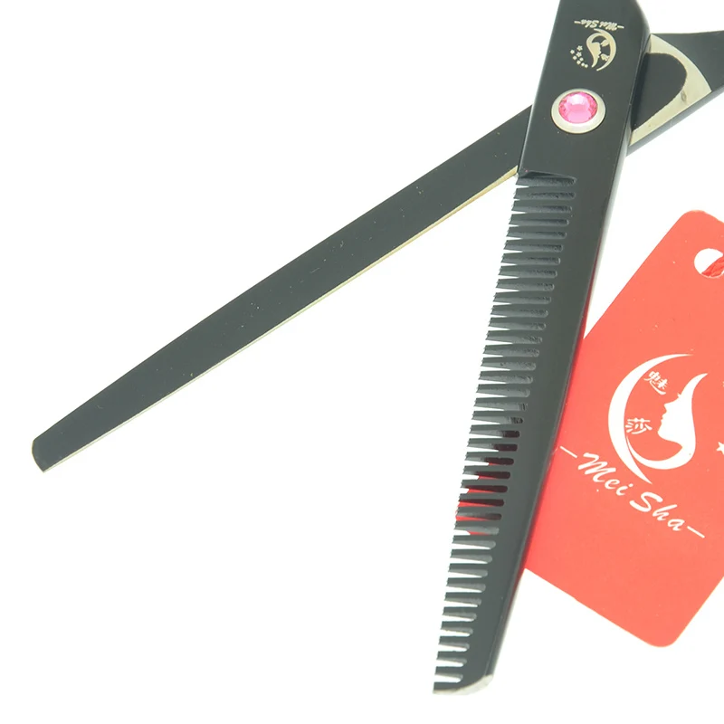Meisha 7,0 "черный Professional большой парикмахерские резка ножницы 6,5" Парикмахерская Истончение отделка сдвига салон волос инструмент HA0461
