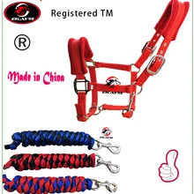 Лошадь Холтер с длиной 2,5 м веревка для лошади чомбур, очень большая Болтовая защёлка.(RLT2006B