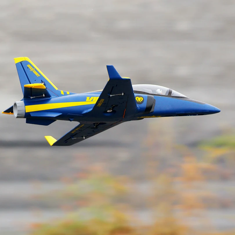 Радиоуправляемый самолет FMS 70 мм Super Viper Ducted Fan EDF Jet Trainer 6S 6CH с откатными щитками PNP