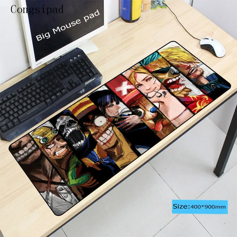  Congsipad 900*400MM large ONE PIECE DIY Popular Japanese Anime Large Lock Edge mouse pad for CSGO D