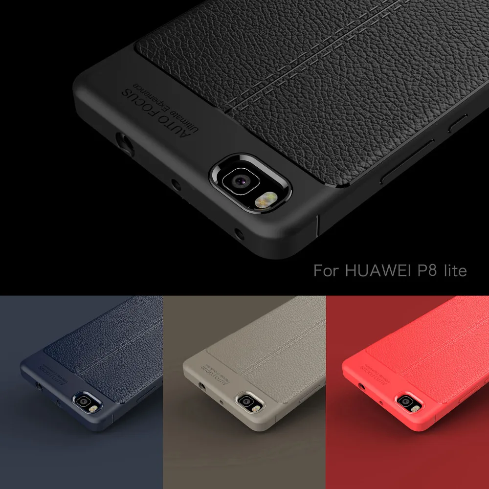 

Ultra Slim Case For Huawei P8 Lite Case Luxury Soft Silicone Gel Protection Cover For Huawei P 8 Lite Shockproof Phone Cases