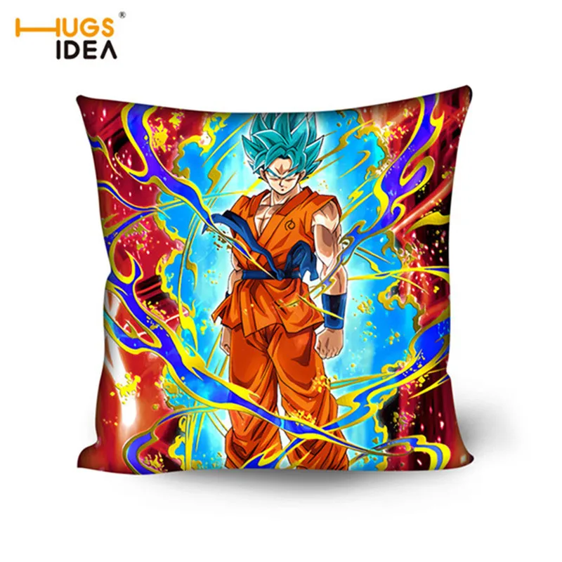 Harga HUGSIDEA Persegi Sarung Bantal HOT Anime Dragon Ball Z Super bantal Penutup Nyaman 45*45 cm Bantal Kasus untuk Kamar Tidur Sofa Kursi kursi