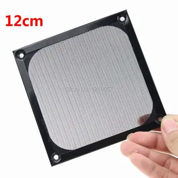 

1 Pieces 120 mm PC Fan Aluminum Dustproof Filter Stainless Mesh Black