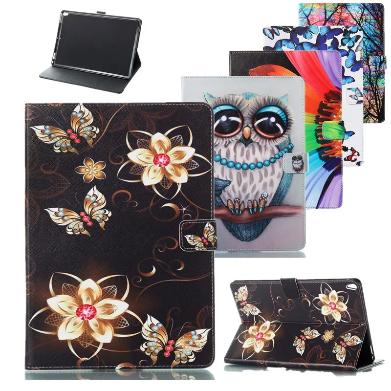 

Coloful Print Flip Cover Case for Apple iPad Air 3 10.5 2019 iPad Pro 10.5 2017 PU Leather Wallet Smart Stand Tablet Coque Funda