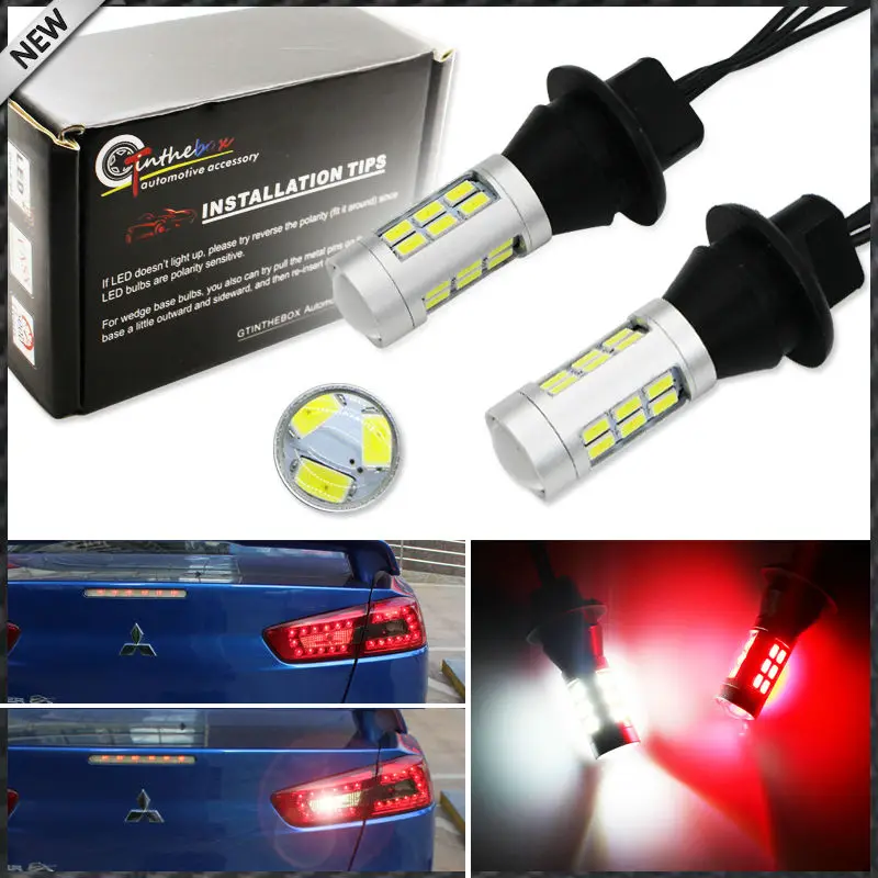 Светодиодные Сменные лампы 21 SMD белые/красные двухцветсветодиодный 7440 7444 T20 2