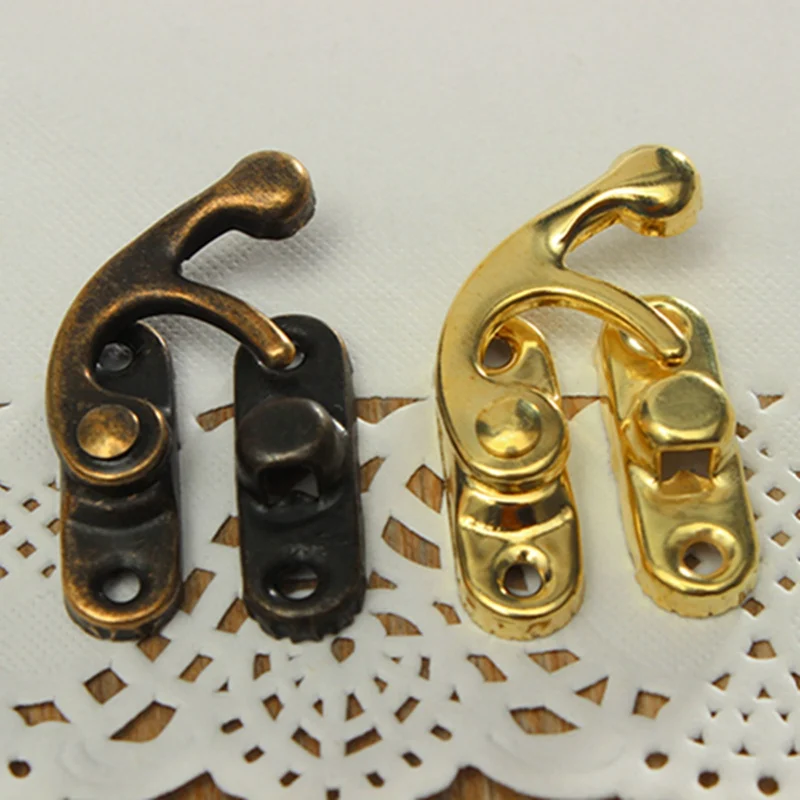 Buy 12pcs Vintage Antique Metal Lock Horn Curved
