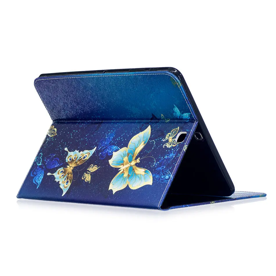 SM T815 чехол с рисунком панды для Samsung Galaxy Tab S2 9 7 T810 T813 T819 умный планшета
