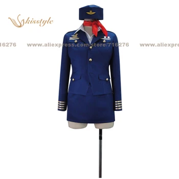 

Kisstyle Fashion Uta no Prince-sama Shining Airlines Ringo Tsukimiya Captain Uniform COS Cosplay Costume,Customized Accepted