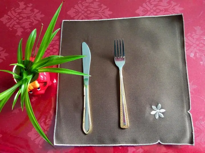 Online kopen wholesale bruin placemats uit china bruin placemats ...