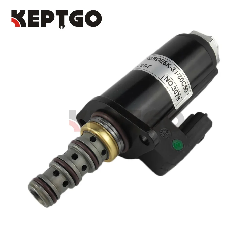 Новый электромагнитный клапан KDRDE5K 31/30C50 107 для экскаватора Kobelco SK480LC 6E