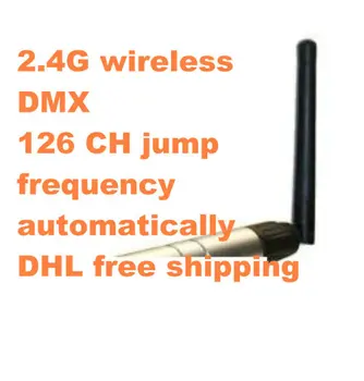 

Free Shipping ( 4 pcs / lot ) wireless DMX controller transmitter+receiver, Wireless Controller