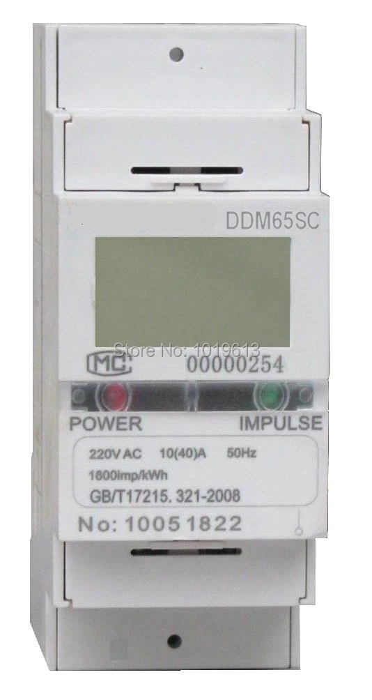 DDM65SCR lcd 5(30A) 230VAC din-рейка Ватт час кВтч однофазный монитор метр