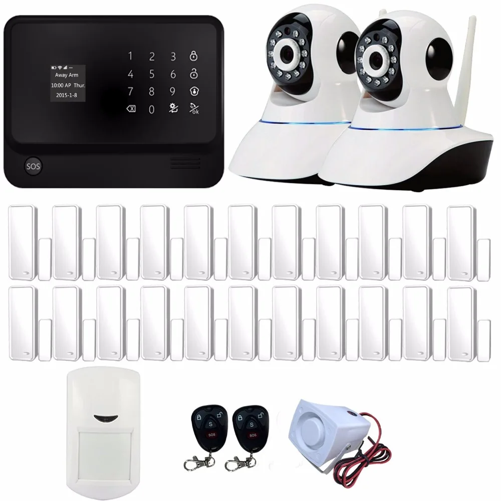 YobangSecurity Smart Home Security WIFI Alarm System Remote Control by Android IOS APP with IP Camera
