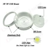 2pcs  3W 5W 7W LED COB Alumimun Lamp Head Kit light Spotlight/LED Bulb main house+heat sink PCB+Len+COB Chip+Driver 3