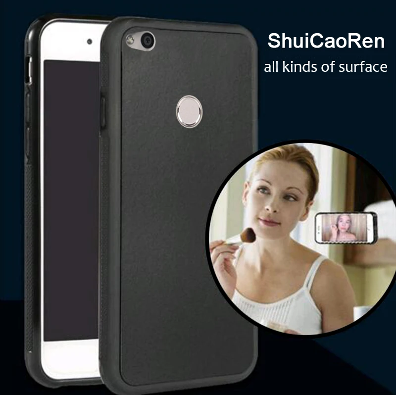 

Anti Gravity Phone Case For Huawei honor 8 P8 Lite 2017 Back Magical Nano Suction Cover Adsorbed Case For Huawei Honor 8 Pro