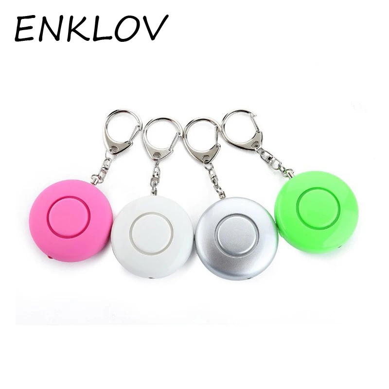 

ENKLOV Security Self Defense Supplies Mini Keychain Personal Alarm Emergency Alarm Security Protection Personal Defense