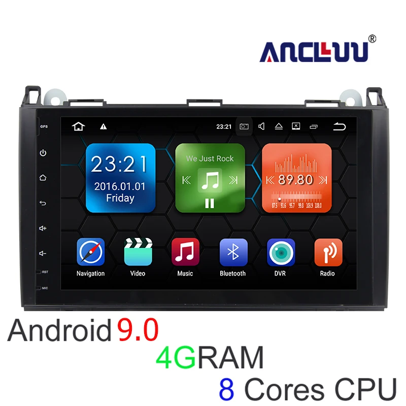 Flash Deal 9" Android 9.0 4G RAM Car dvd for Mercedes/Benz/Sprinter/W209/W169/B200/A-class/W169/B-class/W245/B170 car radio GPS navigator 0 Flash Deal 9" Android 9.0 4G RAM Car dvd for Mercedes/Benz/Sprinter/W209/W169/B200/A-class/W169/B-class/W245/B170 car radio GPS navigator 0