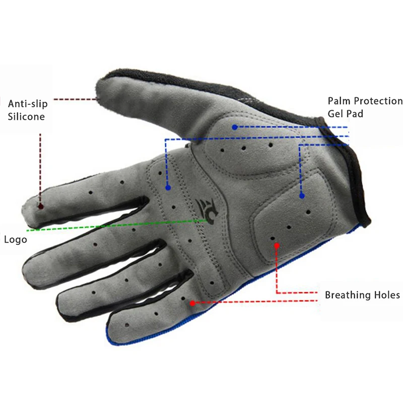 Велосипедные перчатки с длинными пальцами торговля горный велосипедные перчатки MTB дорожный велосипед теплые перчатки длинные велосипедные перчатки для спорта на открытом воздухе z4