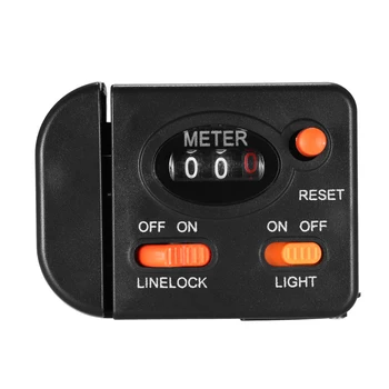 

99.9M Fishing Line Counter Professional Digital Display Fishing Line Finder Clip-on Fishing Line Depth Monitor