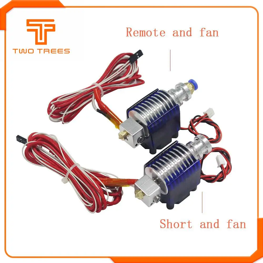 

V5 J-head Extruder Hotend For 1.75mm Filament 3D Printers Parts Remote Direct Short Hot End 0.4mm 12V40W Aluminum Kit Part