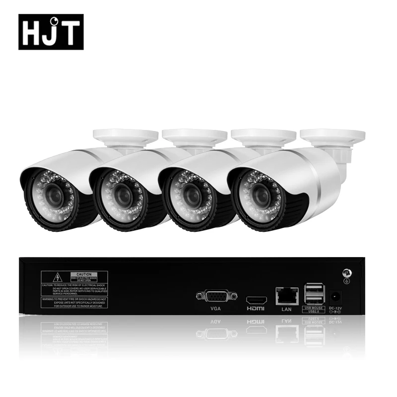 HJT 5 0MP IP Camera Kit 8ch NVR CCTV System 36IR font b Night b font