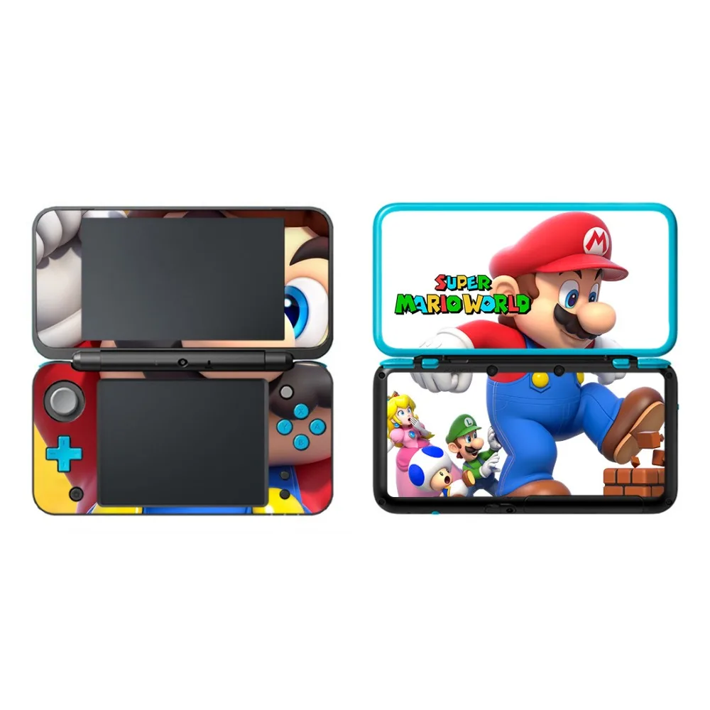 Виниловая наклейка на кожу, наклейка на новый 2DS LL XL Skins, наклейка s для nintendo 2 DSLL, виниловая Защитная Наклейка-Super Mario
