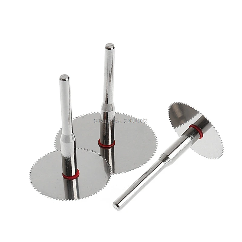 

10 x 25mm Wood Saw Blade Disc + 2 x Rod Dremel Rotary Cutting Tool