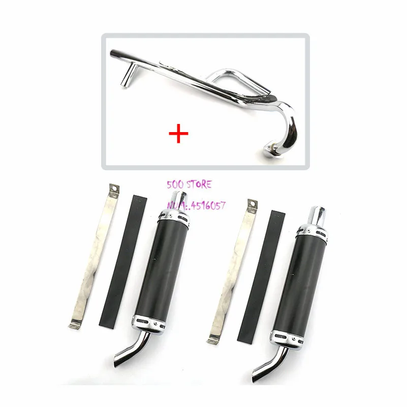 good quality 28mm double row Aluminum alloy Motorcycle modified exhaust pipe for For two-stroke Dirt Pit Bike ATV | Автомобили и