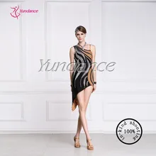 Новинка пикантные Костюмы для латиноамериканских танцев соревнования по фигурному катанию Платья для женщин l-14539