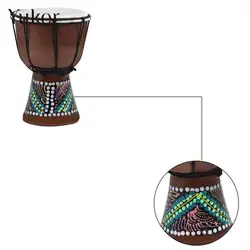 Африканский барабан сильный новичок практика джембе детская Африканский Барабаны Африки джембе перкуссий 4 дюймов